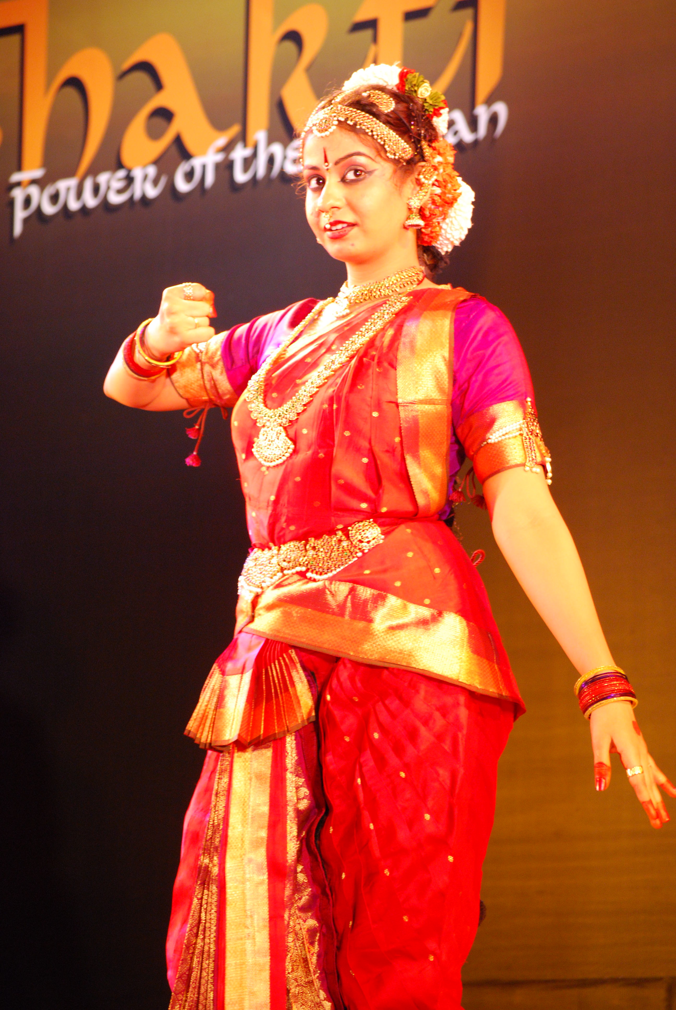 Mallika classical dance pose